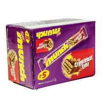 NESTLE MUNCH CHOCOLATE PACK OF 24 X  5 R.S